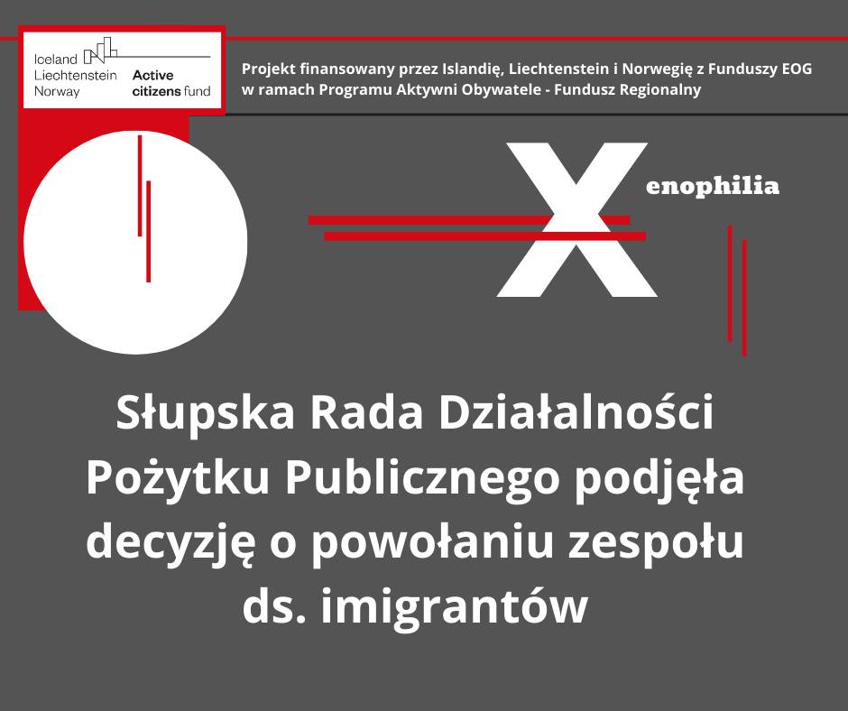 powołanie zespołu ds. imigrantów - plakat- pl