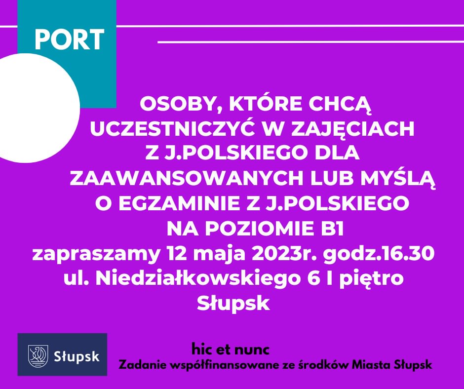 język polski dla zaawansowanych 12 maja 2023
