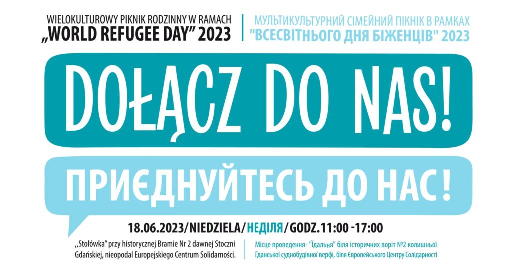 Piknik World Refugee Day, Gdańsk 2023